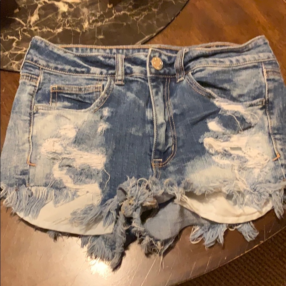 High rise shorts